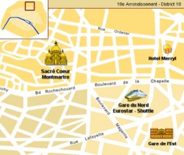 Hipotel Gare Du Nord Merryl 3* Parijs